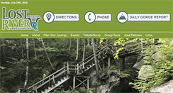 Desktop Screenshot of lostrivergorge.com